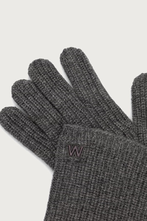 Рукавиці жіночі кашемірові Weekend Max Mara WKAPALMI колір сірий фото 2