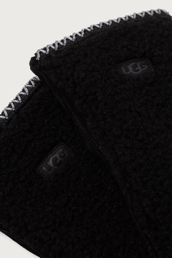 Мітенки жіночі UGG колір чорний фото 2
