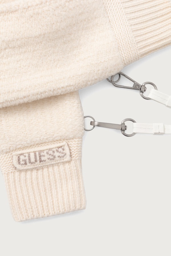 Рукавиці жіночі Guess ERICA колір бежевий фото 2