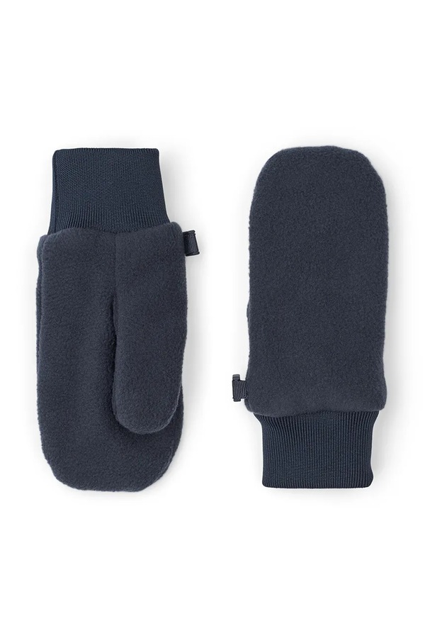 Рукавицы детские флисовые Liewood Solar Fleece Gloves цвет темно-синий фото 2
