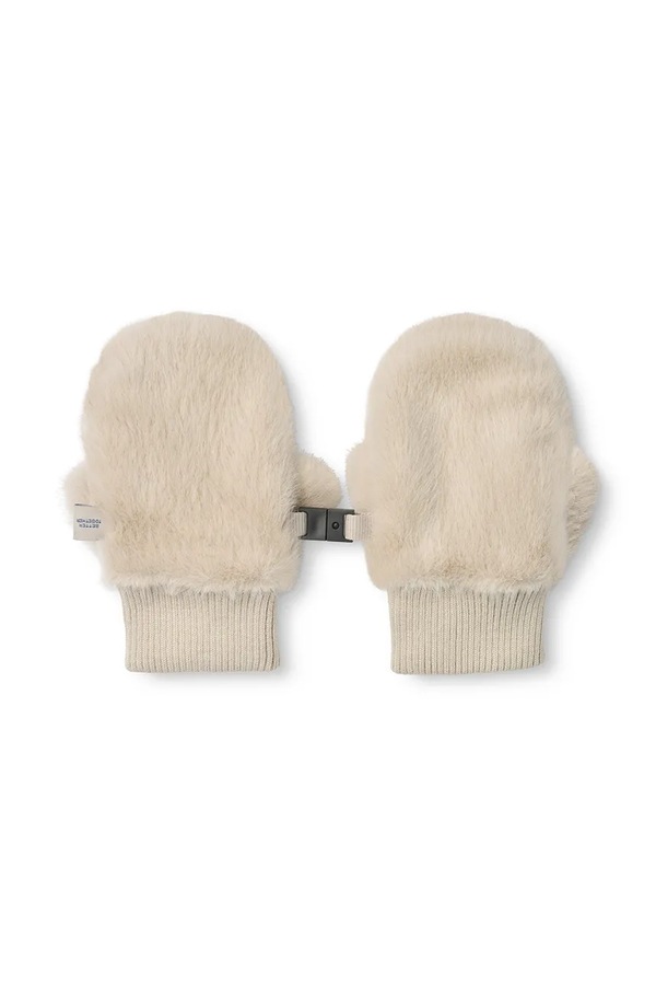Рукавиці дитячі Liewood Lizzy Plush Rabbit Mittens колір бежевий фото 2