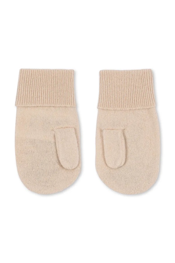 Рукавицы детские шерстяные Konges Sløjd COLLETTE MITTENS цвет розовый