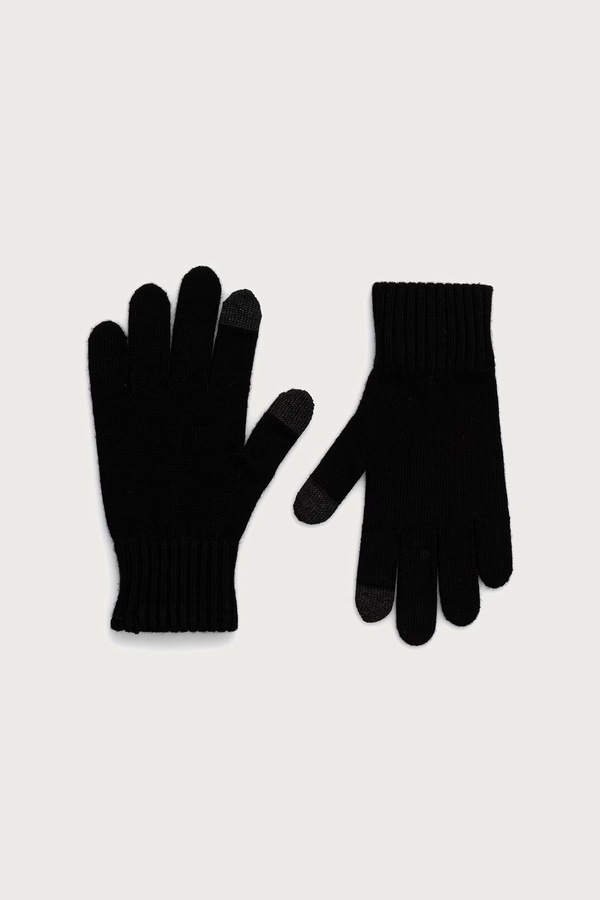 Рукавицы мужские из добавлением шерсти BOSS Falco_Gloves цвет черный фото 2