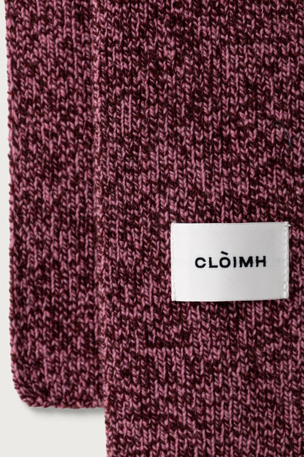 Шарф жіночий вовняний Cloimh колір рожевий
