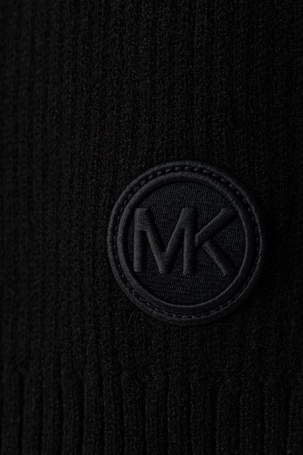 Шарф жіночий з додаванням вовни MICHAEL Michael Kors колір чорний фото 2