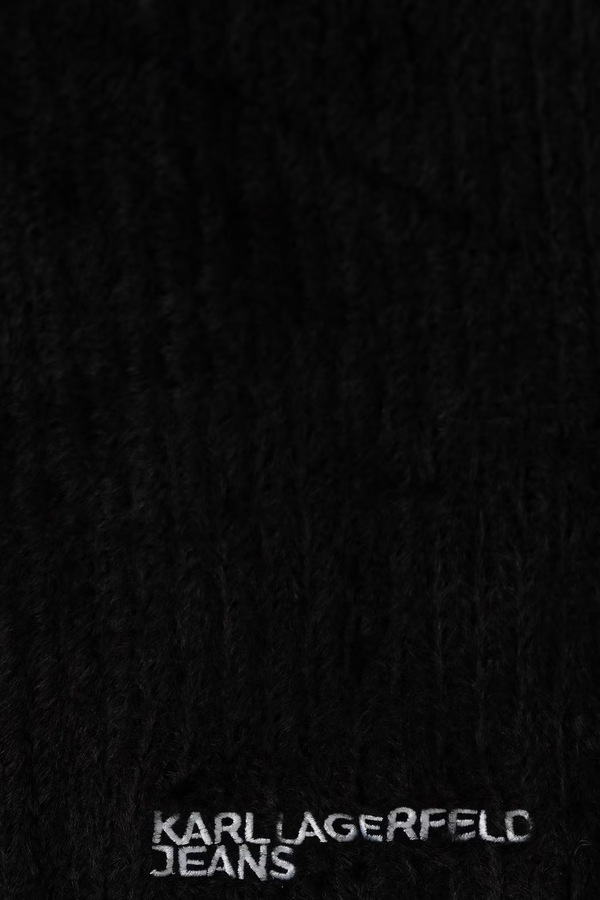Шарф жіночий Karl Lagerfeld Jeans колір чорний