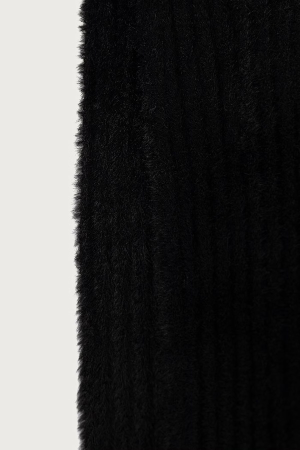 Шарф жіночий Karl Lagerfeld Jeans колір чорний фото 2