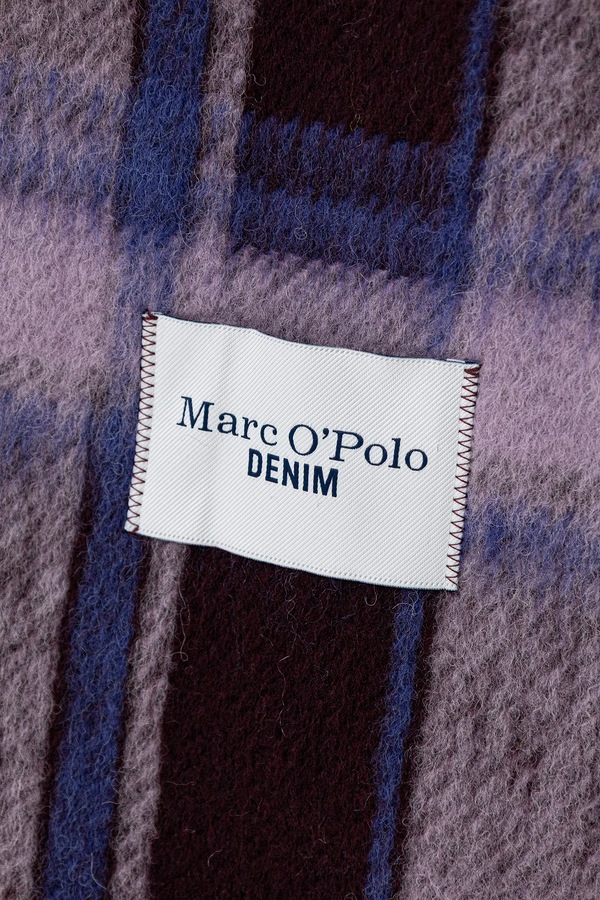 Шарф жіночий з вовною Marc O'Polo колір фіолетовий фото 2