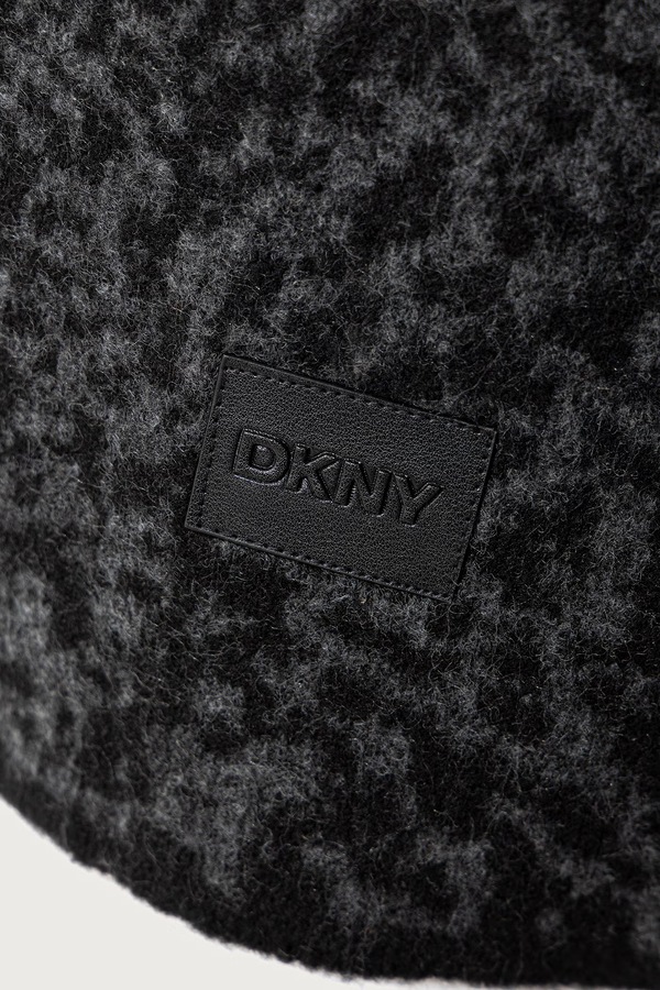 Шарф жіночий з додаванням вовни DKNY колір чорний фото 2