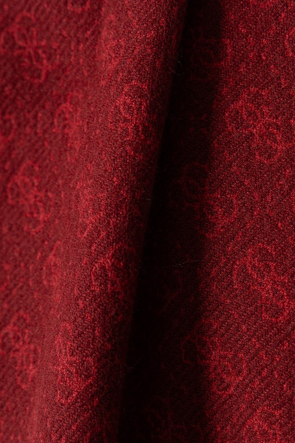 Шарф женский Guess цвет бордовый фото 2