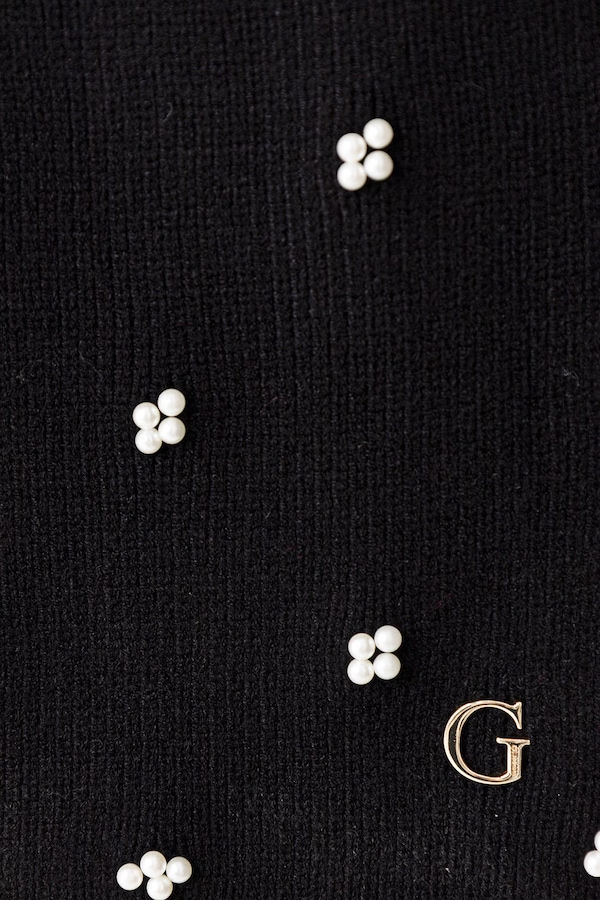 Шарф жіночий з віскозою Guess колір чорний