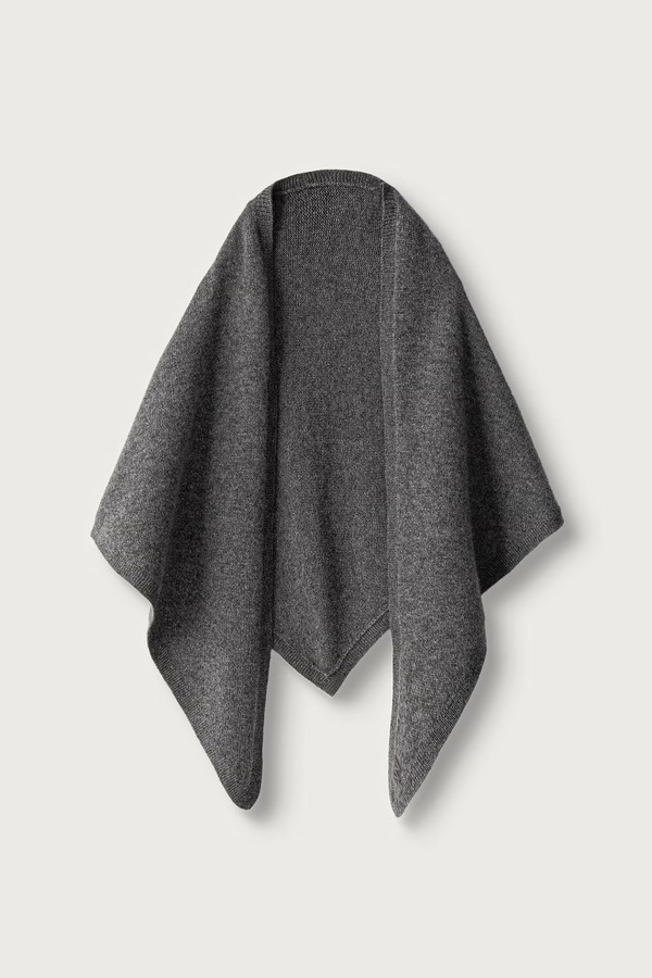 Хустка на шию жіноча кашемірова Weekend Max Mara WKABOSSO колір сірий