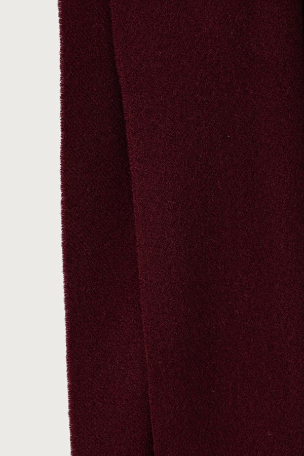 Шарф жіночий вовняний Weekend Max Mara WKASCOGLIO колір бордовий фото 2