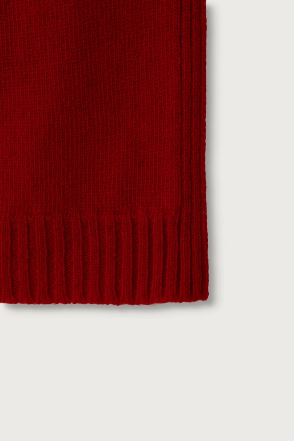 Шарф жіночий вовняний United Colors of Benetton колір червоний фото 3