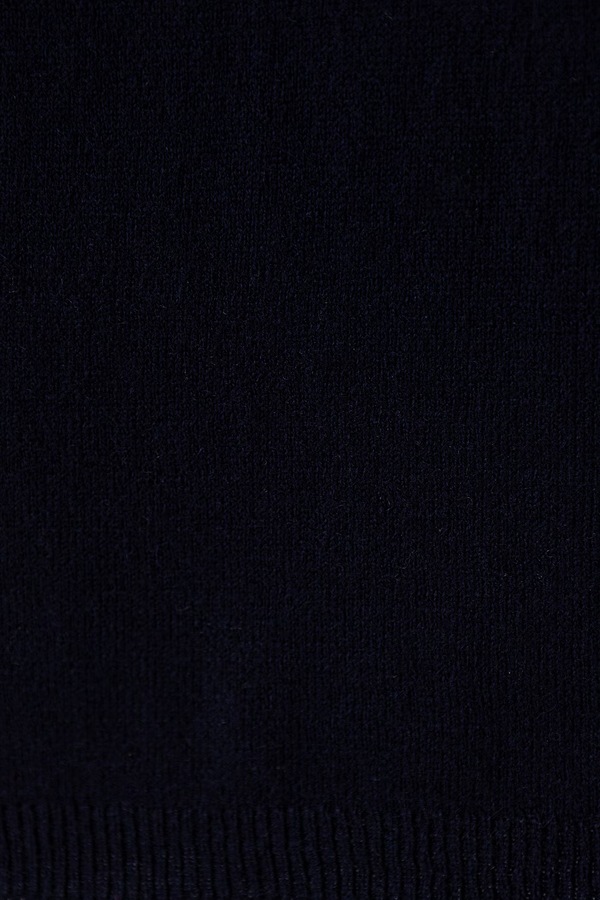 Шарф жіночий з додаванням вовни United Colors of Benetton колір темно-синій фото 3