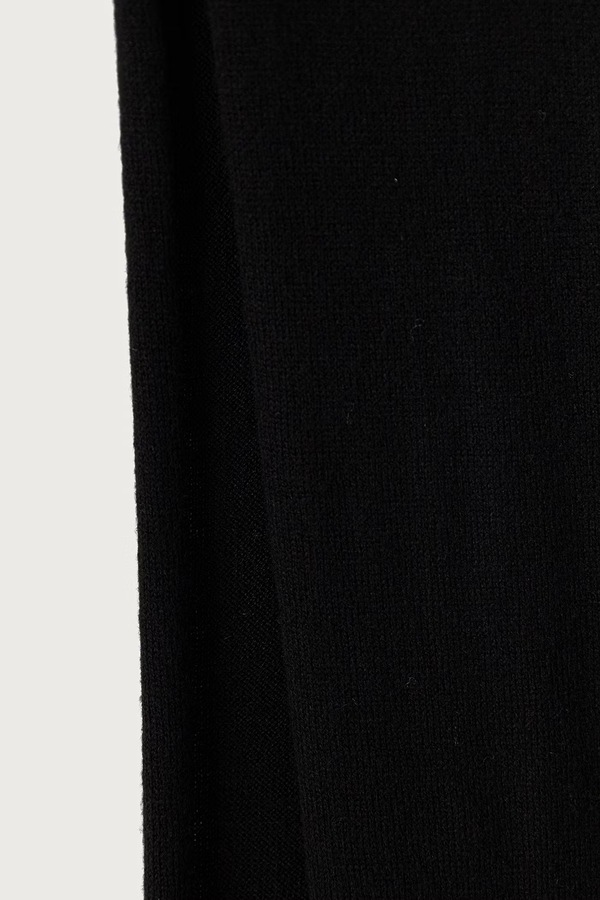 Шарф жіночий з додаванням вовни United Colors of Benetton колір чорний фото 2