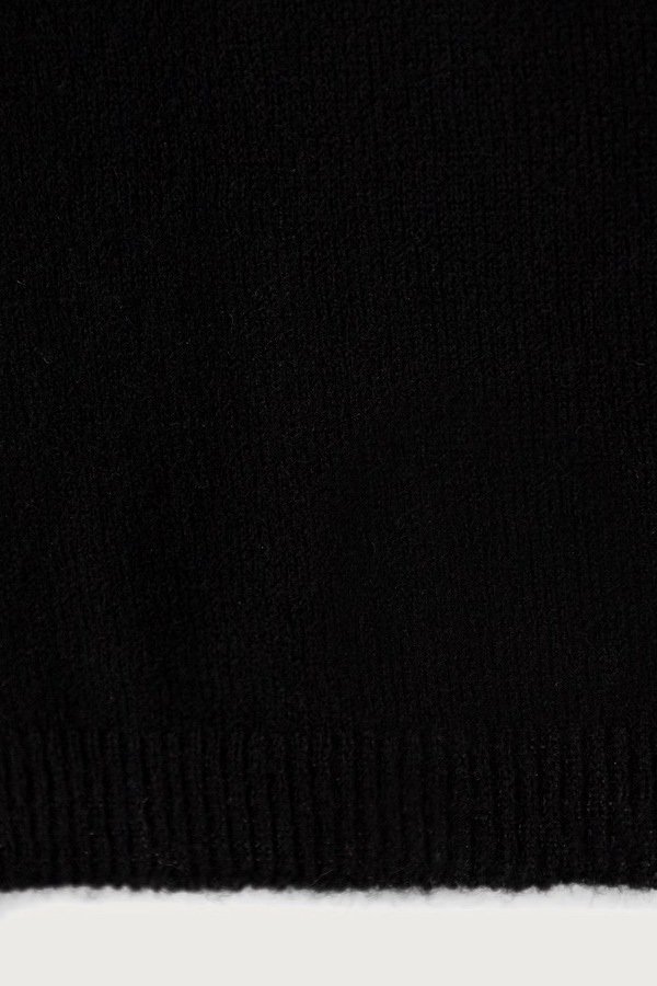 Шарф жіночий з додаванням вовни United Colors of Benetton колір чорний фото 3