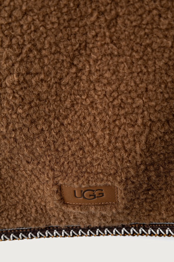 Шарф жіночий UGG колір коричневий фото 3