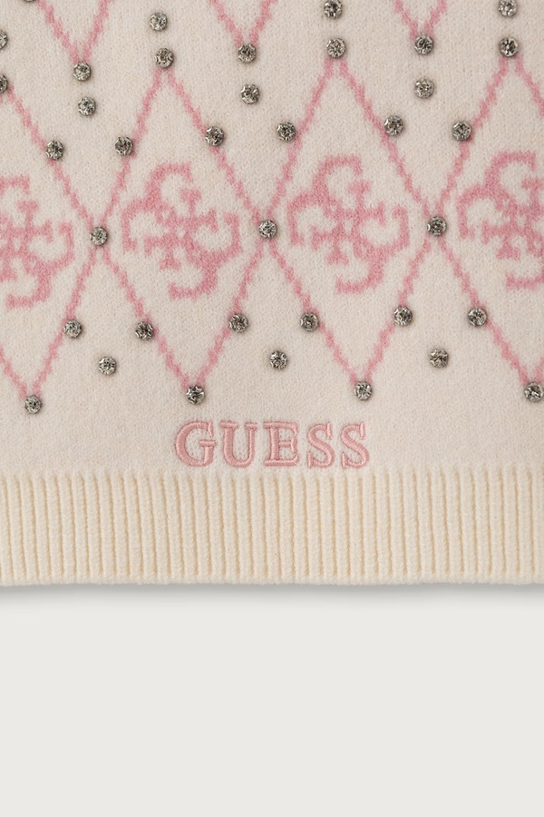 Шарф жіночий Guess LILY колір бежевий фото 3
