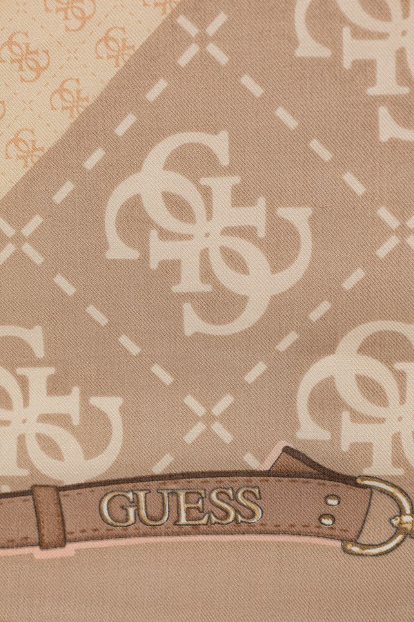 Хустка жіноча з модалу Guess LINDSEY колір бежевий