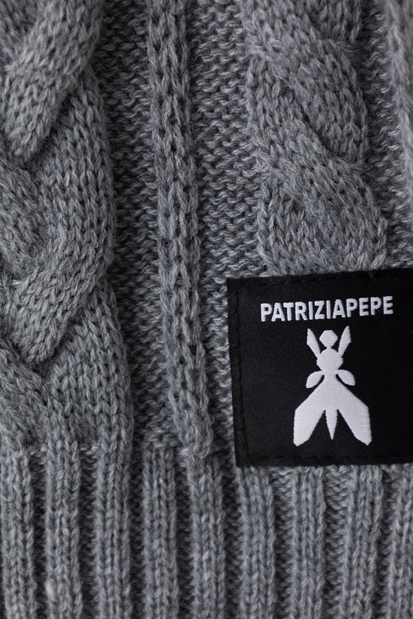Шарф дитячий Patrizia Pepe K217 колір сірий фото 2