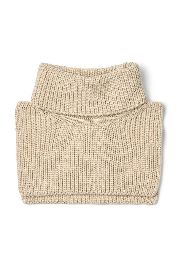 Снуд дитячий бавовняний Liewood Meack Neckwarmer колір бежевий
