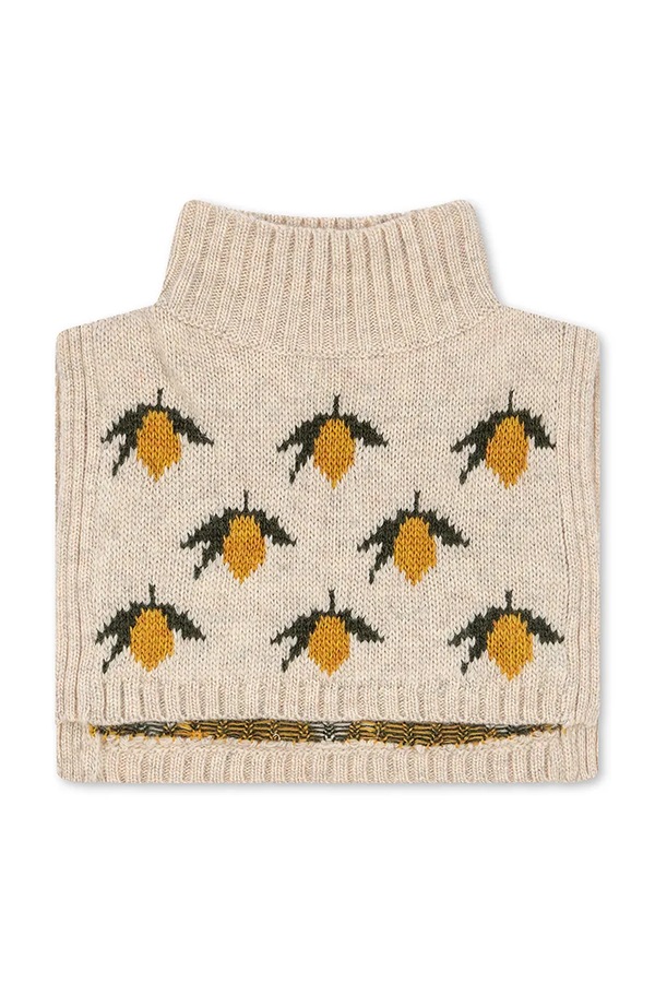 Снуд дитячий з вовною Konges Sløjd BELOU NECKWARMER колір бежевий