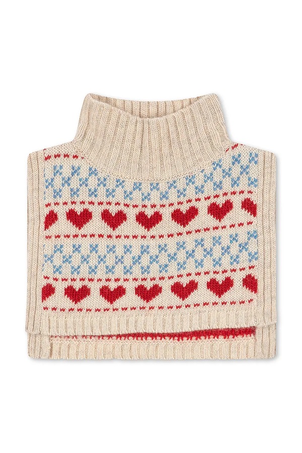 Снуд детский с шерстью Konges Sløjd BELOU NECKWARMER цвет бежевый