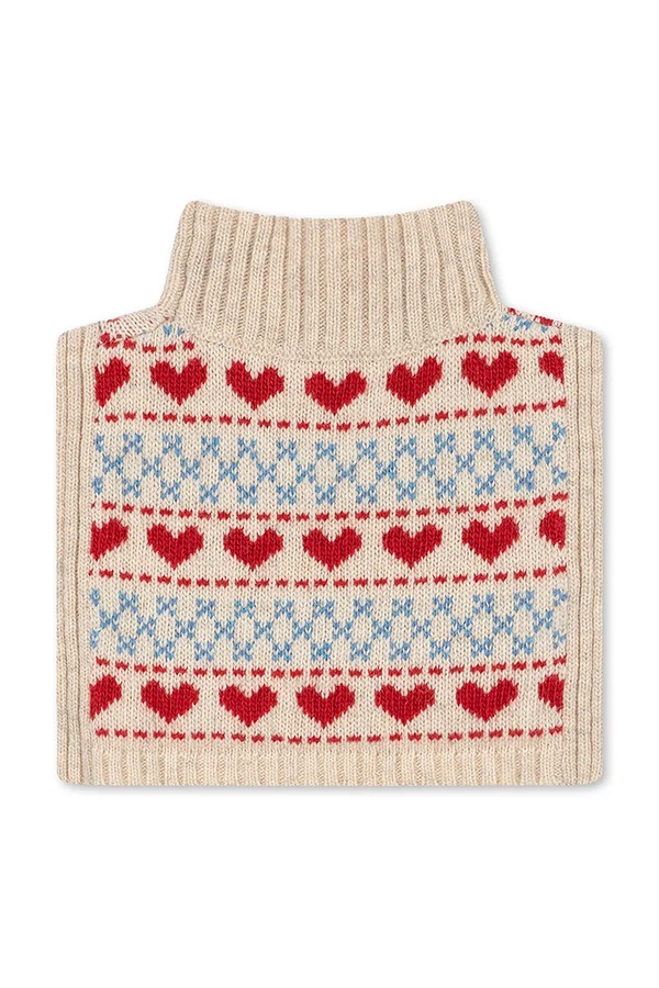 Снуд дитячий з вовною Konges Sløjd BELOU NECKWARMER колір бежевий