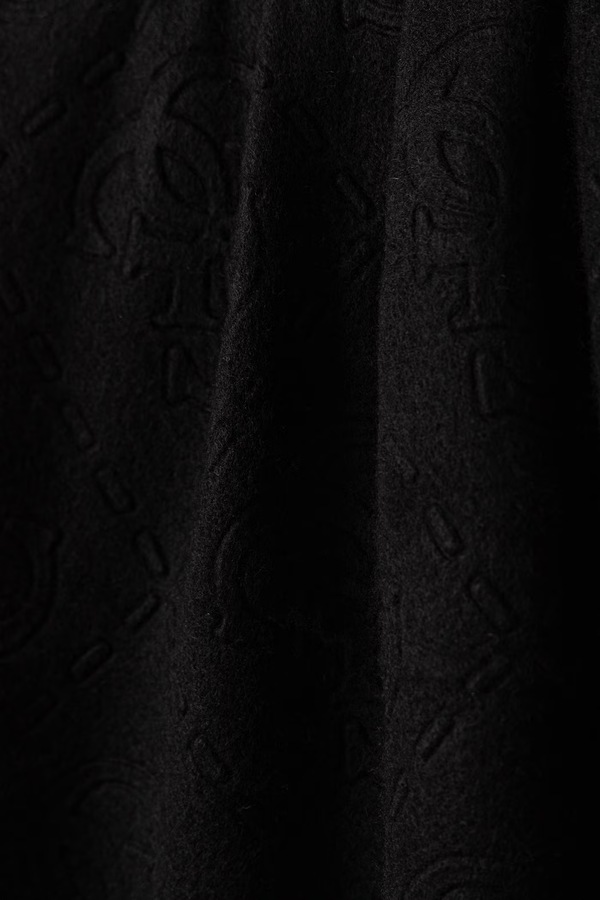 Шарф чоловічий з додаванням вовни Guess BOSTON колір чорний фото 2