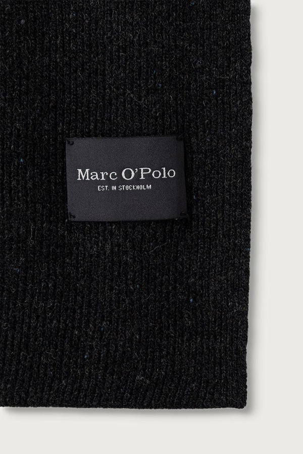 Шарф чоловічий з вовною Marc O'Polo колір сірий фото 3
