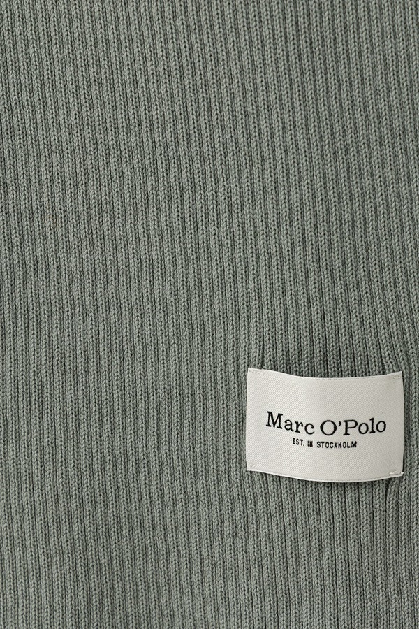 Чоловічий бавовняний шарф Marc O'Polo колір зелений