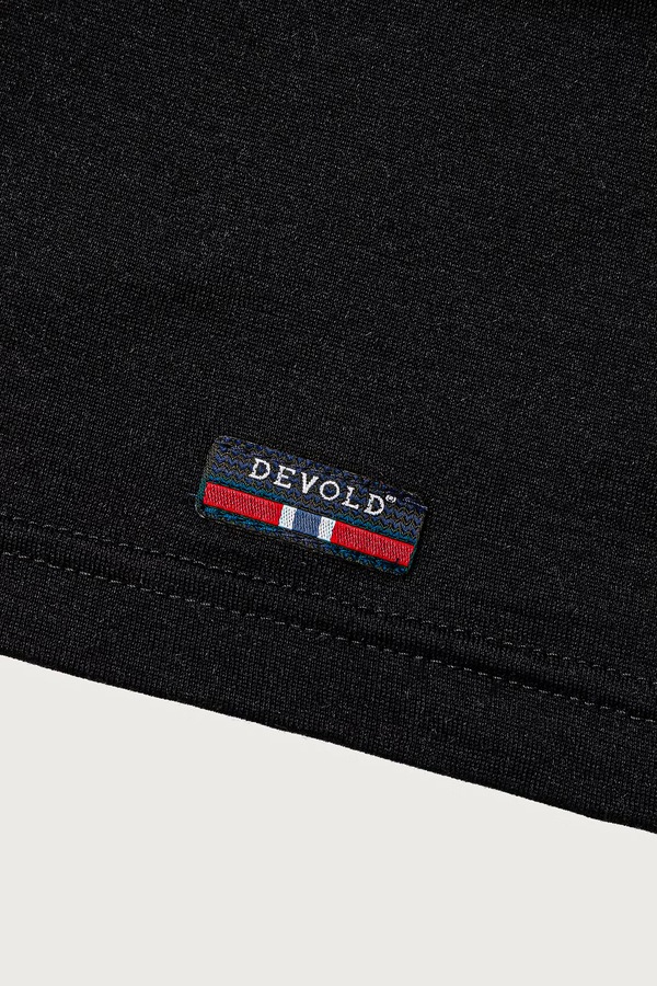 Снуд із мериносової вовни Devold Breeze Merino колір чорний