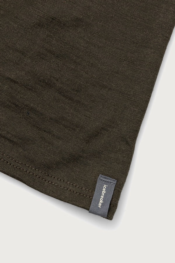 Снуд шерстяной Icebreaker Merino 200 Oasis цвет зеленый
