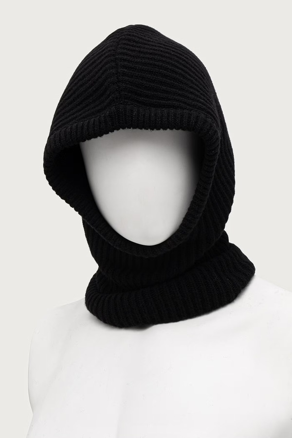 Балаклава з вовною MM6 Maison Margiela колір чорний