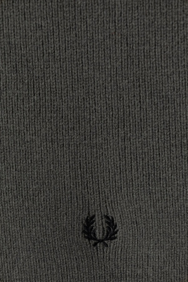 Шарф вовняний Fred Perry колір зелений фото 2