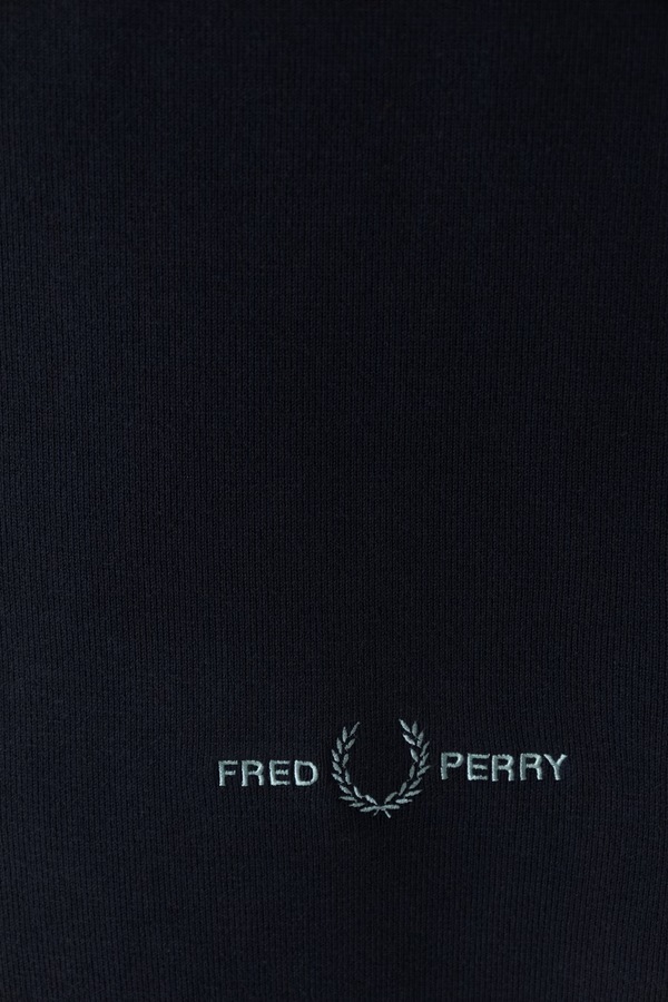 Шарф с хлопком Fred Perry цвет темно-синий фото 2