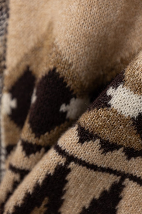 Шарф з додаванням вовни UGG BRAYLEE колір бежевий фото 3