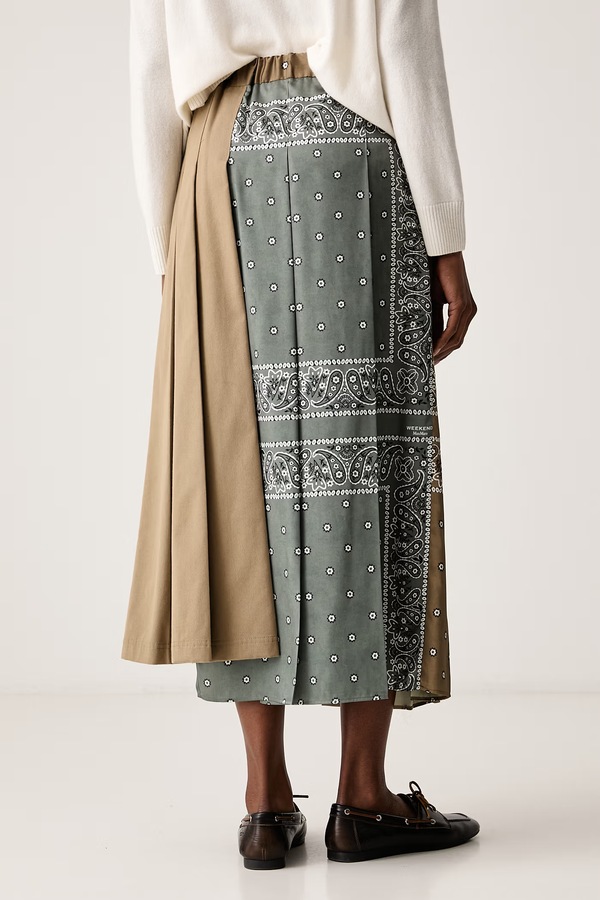 Спідниця-кльош Weekend Max Mara WKDCECI колір зелений фото 2
