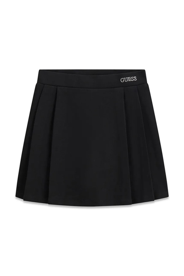 Юбка-клеш с вискозой Guess цвет черный