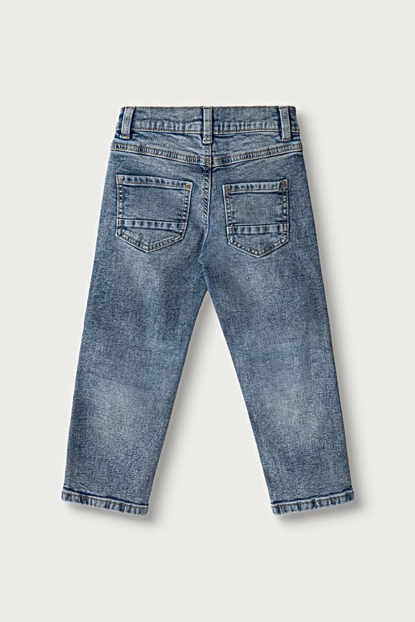 Джинси slim fit дитячі United Colors of Benetton колір темно-синій