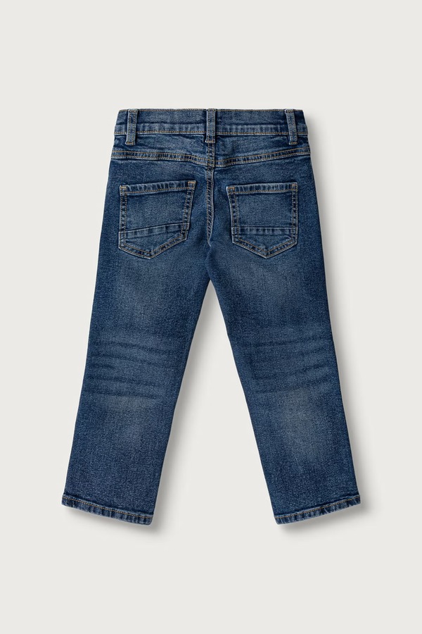 Джинсы slim fit детские United Colors of Benetton цвет темно-синий