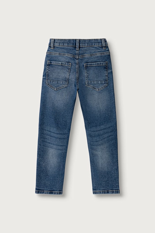 Джинси slim fit дитячі United Colors of Benetton колір темно-синій