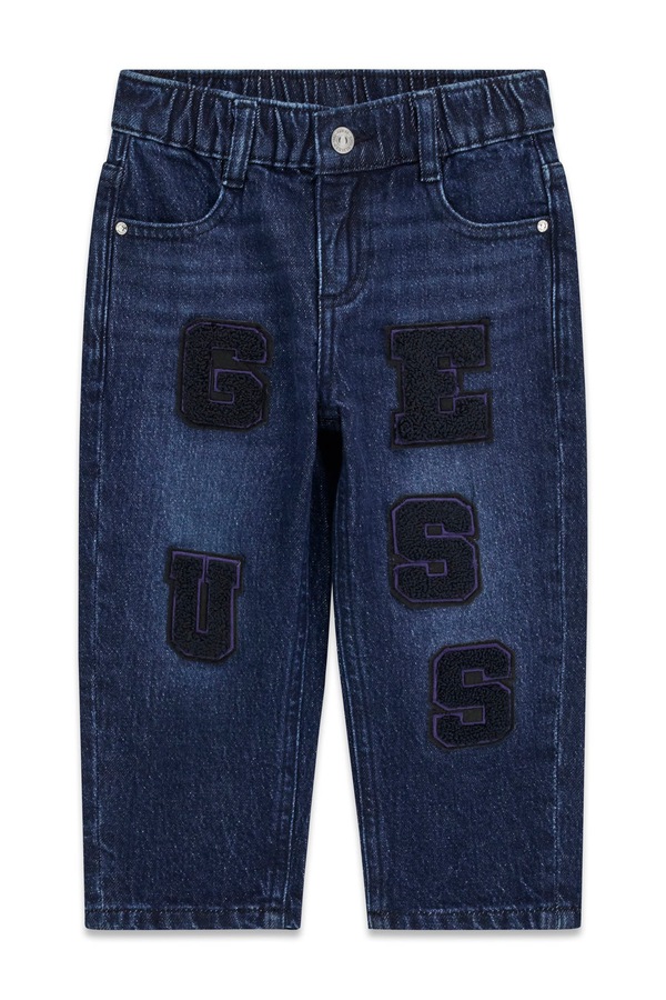 Джинси balloon дитячі Guess колір темно-синій