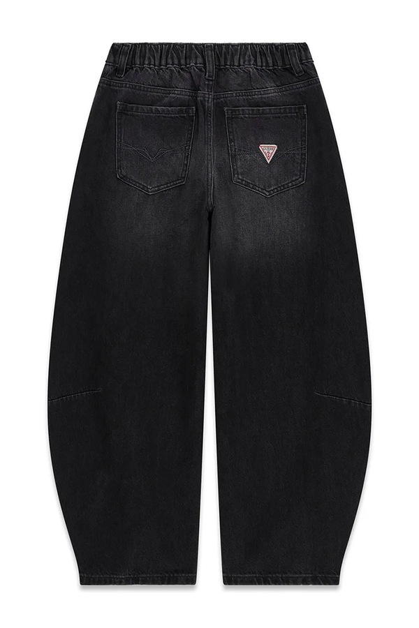 Джинси relaxed fit дитячі Guess колір чорний фото 2
