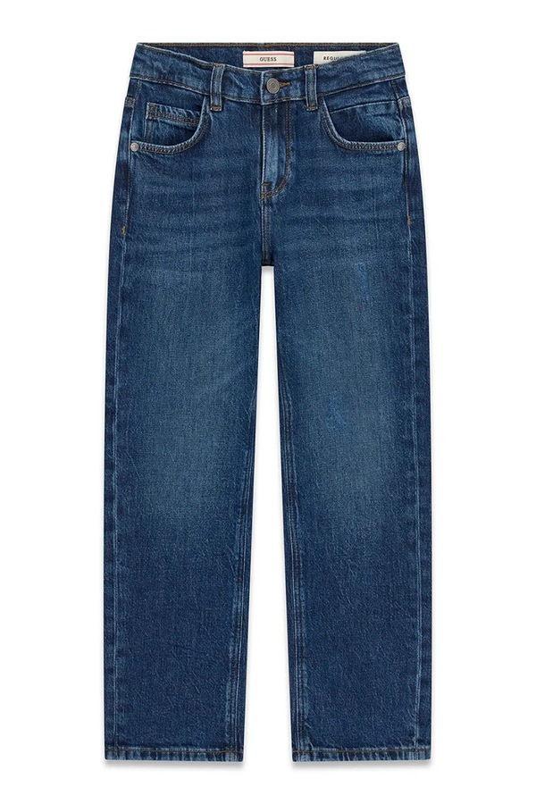 Джинси regular дитячі Guess колір блакитний