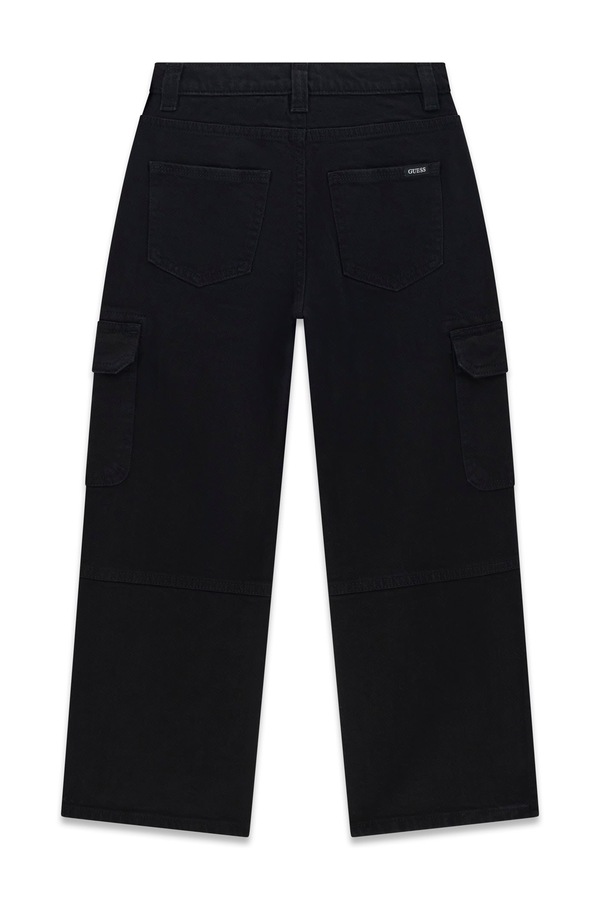 Джинси relaxed fit дитячі Guess колір чорний фото 2