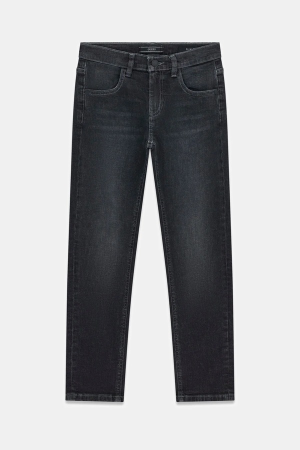 Джинси slim fit дитячі Guess колір чорний