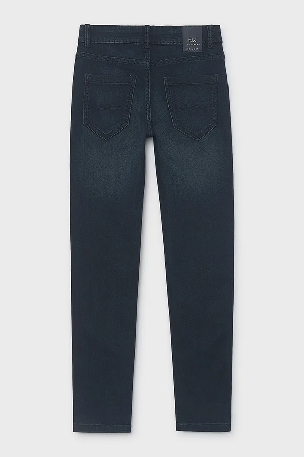 Джинси straight дитячі Mayoral soft denim колір темно-синій фото 2