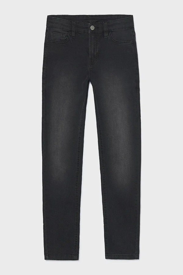 Джинсы straight детские Mayoral soft denim цвет черный